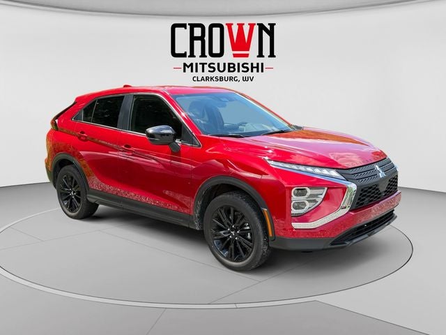 2026 Mitsubishi Eclipse Cross LE in Red — front three-quarter view