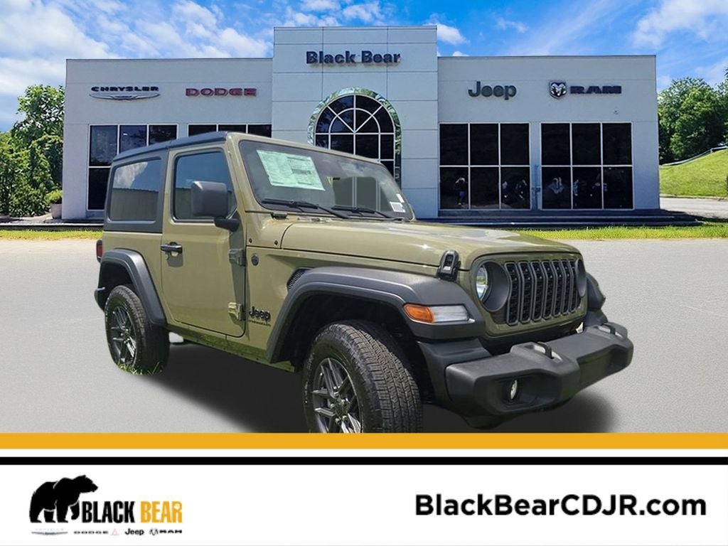 2025 Jeep Wrangler WRANGLER 2-DOOR SPORT S in 41 — front three-quarter view