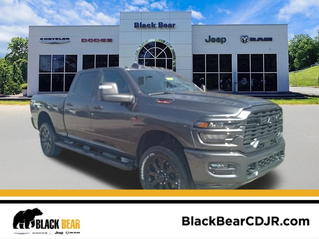 2026 RAM Ram 2500 RAM 2500 BIG HORN CREW CAB 4X4 6'4' BOX in Granite Crystal Metallic Clear-Coat Exterior Paint — front three-quarter view